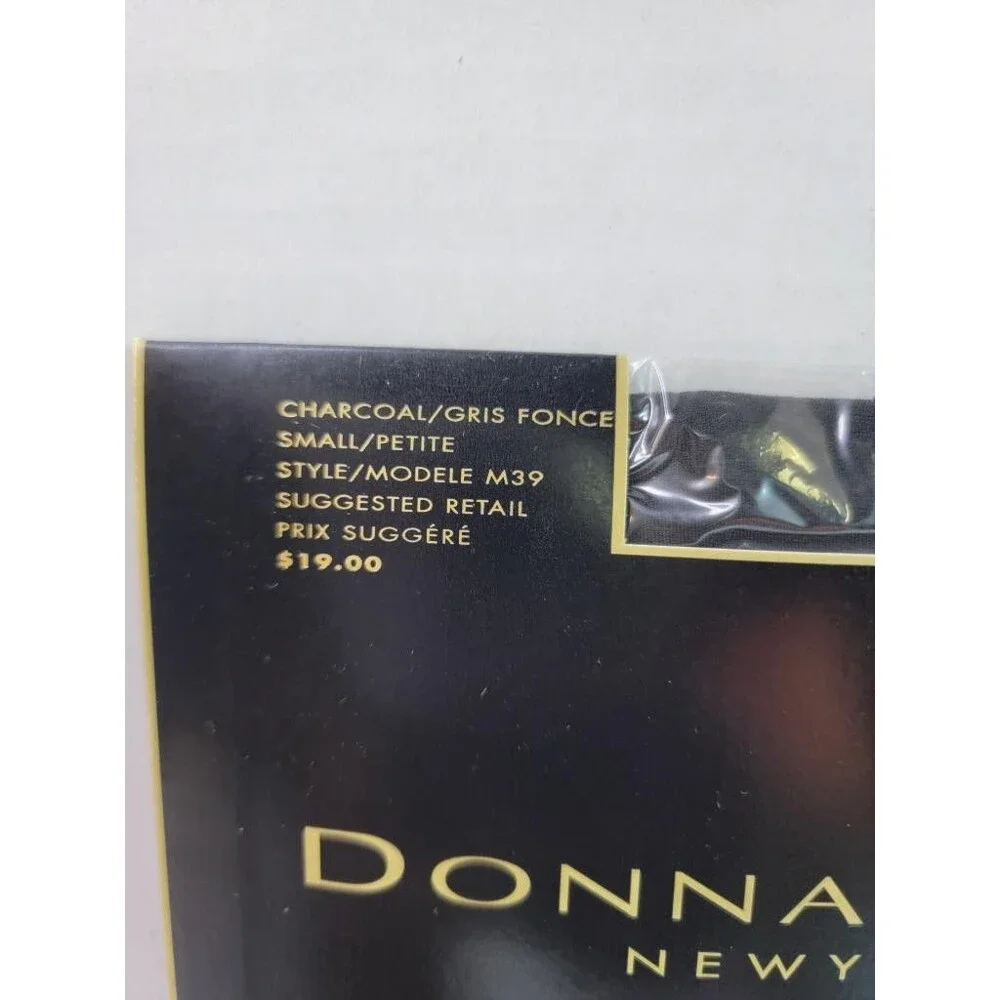 Donna Karan New York Ultra Body Toners Pantyhose Charcoal Small Petite M39